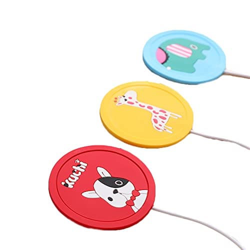 3 Pcs Mug Warmer Mat，Cartoon Silicone usb beverage warmers pad Portable Coffee Tea Beverage Heater Coaster Tray Pad Warmer for Home, Office Food or beverage warmer