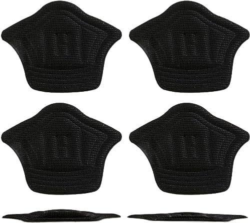 PRIME SHOP - Heel Pads for Sneakers, Shoe Heel Inserts for Men and Women, Loose Shoe Accessories, Heel Pain Relief and Blisters, Black (2 Pairs)
