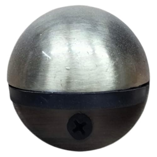 Ball Door Stop, Door Stopper, Wall Blocker Antique Gold, Screw-on (Bronze) | Ball Door Bumper, Wall Proof Door Block, Antique Gold Doorstop