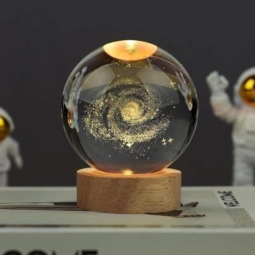 Crystal Holographic Crystal 8cm Great Gift Shape 1 | Size 8 cm, hologram design Sculpture