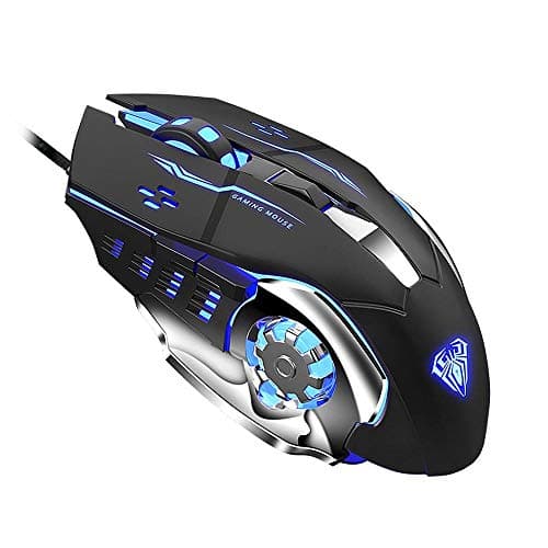 Aula S20 3200 Dpi LED Macro Gaming Mouse - Black Input mouse