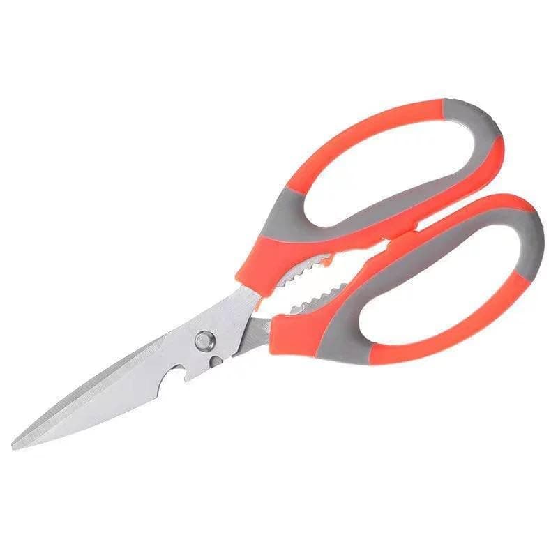 Versatile Kitchen Scissors with Opener and Nut Crusher - Practical Tool for Easy Food Preparation