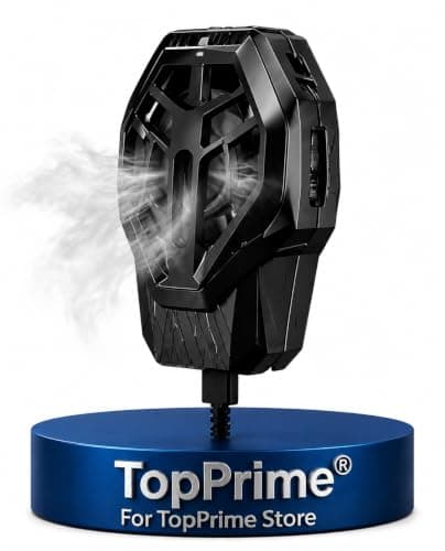TopPrime S-10 Phone Cooler, Cooling Fan up to -20°C, Type-C, ABS, 54g Electronic component fan