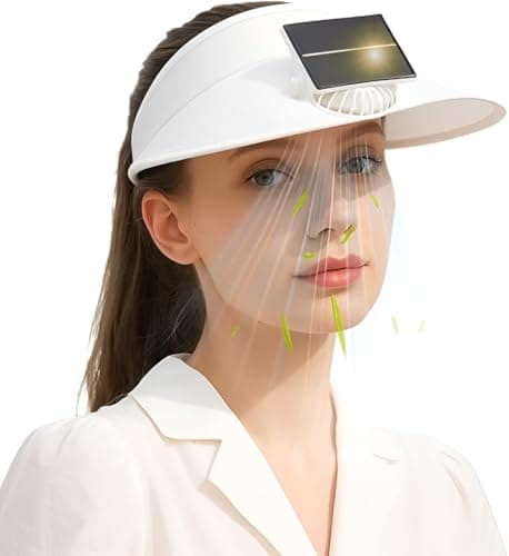 Solar Fan Smart Ventilation Sun Hat Rechargeable 3 Speeds Wide Brim Sun Protection Hat for Women Travel Running Outdoor Activities Helmet