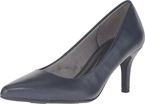 LifeStride Women's Sevyn Pump, Luxe Navy 4, 40.5 EU Shoes