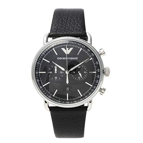 Emporio Armani Aviator Analog Black Dial Men's Watch - AR11143