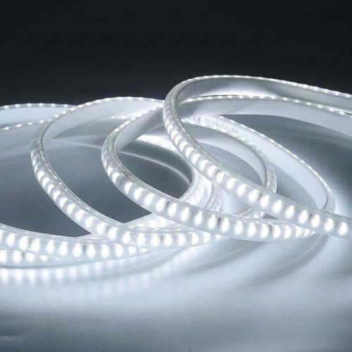 LED Light Strip, With Electric Socket (White, 120 LED/Meter, 10 Meters) String light