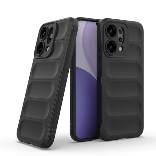 GOLDEN MASK Compatible With Oppo Reno14 Magic Case ShockProof (Black) Cellular phone case