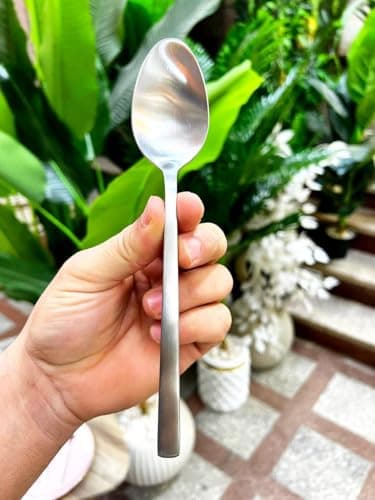 Generic Stainless Steel Tea and Coffee Spoons, 6-Piece Set,Small size, Durable and Rust-Resistant.