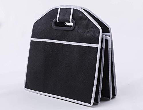 Foldable Car Trunk Organizer 3 Section Universal Cargo Storage Bin Box