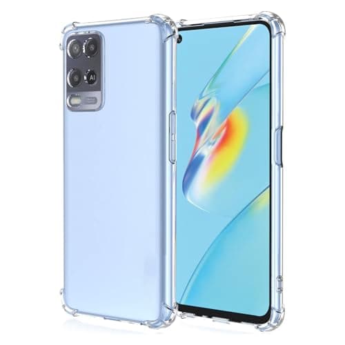 CooToly Clear Phone Case Cover for Oppo A54 6.51", Flexible Soft TPU Shockproof Cover, Anti-Scratch Protective Case, Reinforced Corners Transparent Cover for Oppo A54 6.51" Cellular phone case