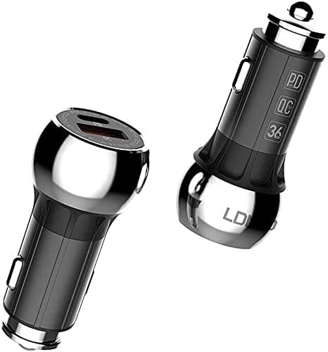 Ldnio C1 - Car Charger With Type C Cable, USB Charging adapter