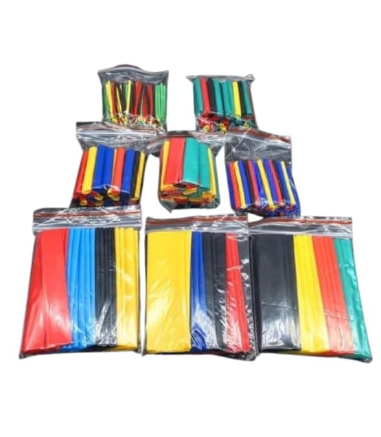 Heat Shrink Tubing for Wire Insulation – Wrapping, Repairing and Assembling Cables | Different Sizes and Colors