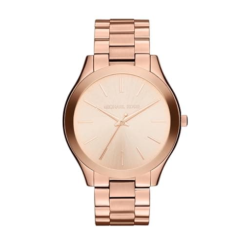 Michael Kors Slim Runway Women's Watch, Stainless Steel Bracelet Watch for Women