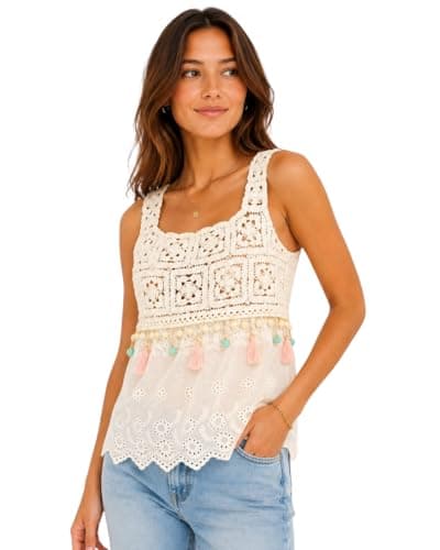Beach Crochet Top Shirt