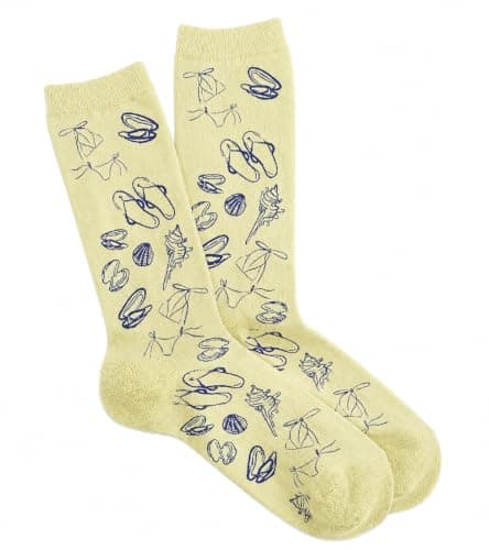 Havana Socks Beach Vibes BEACH_VIBES | Crew Length, Cotton Blend, Breathable, Comfortable