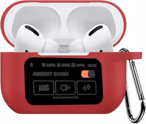 Compatible with Case Soft Silicone Full (Compatible with A9 Pro) Protective Case Cover with Keychain, Generation for Women Men (Red)