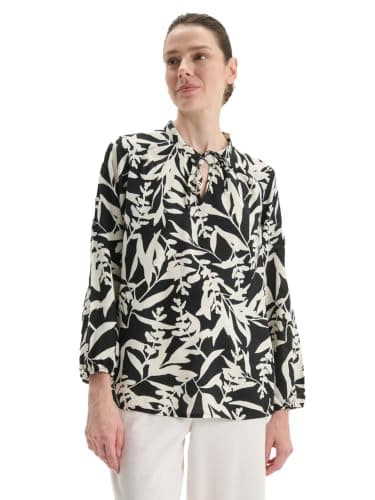 LC WAIKIKI Woman Tie Neck Floral Women's Blouse Shirt