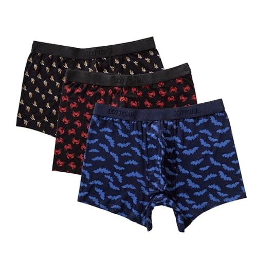 Cottonil Pack of 3 Cotton Style Boxer Underwear for Men Underpants