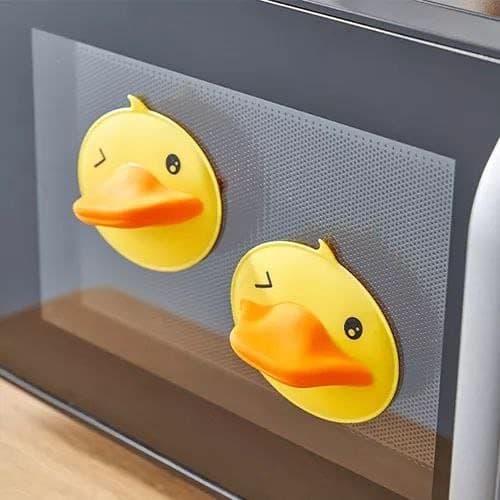Silicone Duck Grip Cover 2 Pieces | Heat Resistant, Reusable, 10.5" X 3.75" Kitchen, Covers Knobs