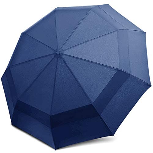 DORRISO Men Women Automatic Folding Umbrella Extra Strong Windproof Sunscreen Portable Compact Travel Business Sun Umbrella