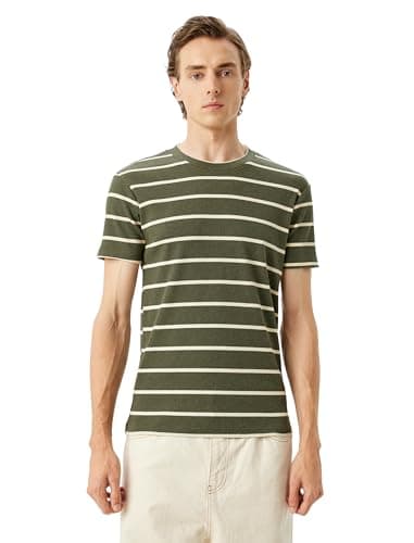 KOTON Mens Slim Fit T-Shirt Modern (pack of 1)