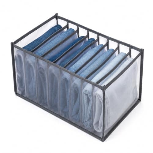 7 Compartment Nylon Pants Organizer Box | Nylon material, 7 sections, washable