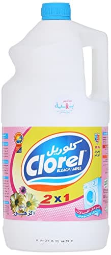 Clorel Liquid Bleach 2 In 1 For Front Load - 4 kg, Floral
