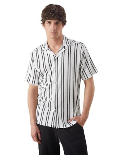 LC WAIKIKI Man Regular Fit Short Sleeve Dobby Men's Shirt
