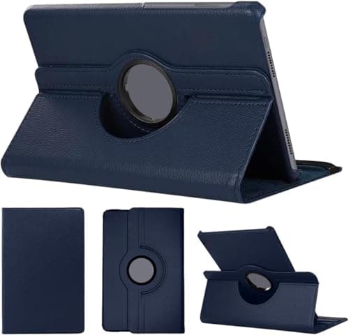 Leather Case for iPad Air 5th/4th Generation 10.9 inch - Foldable Stand Cover, Ultra-Thin and Lightweight (Blue) Portable electronic device cover