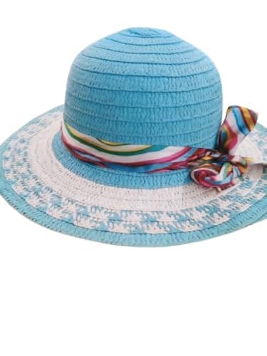 Kids Sun Hat Girls Beach Summer Holiday Cute Fashion Hat for Kids Outdoor | White Lace Edge, Beach, Baby Girls, Funny Summer Design, Sun Protection