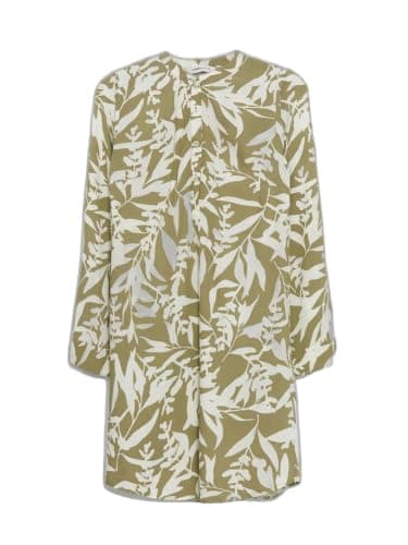 LC WAIKIKI Grandad Collar Floral Buttoned Women's Tunic