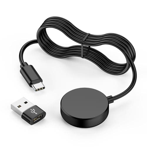 Charging Cable USB C Compatible with Samsung Galaxy Watch 7 / Ultra / 6 / 6 Classic / 5 / 5 Pro / 4/4 Classic / 3 / Active 1/2 / FE, Tpy C Charging Station for Galaxy Smartwatch with 1 USB Adapter