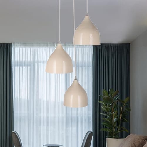 El Rawda RL-SN-003 Modern and Elegant High Quality Ceiling Lamp for Living Room or Bedroom - Beige Light fixture