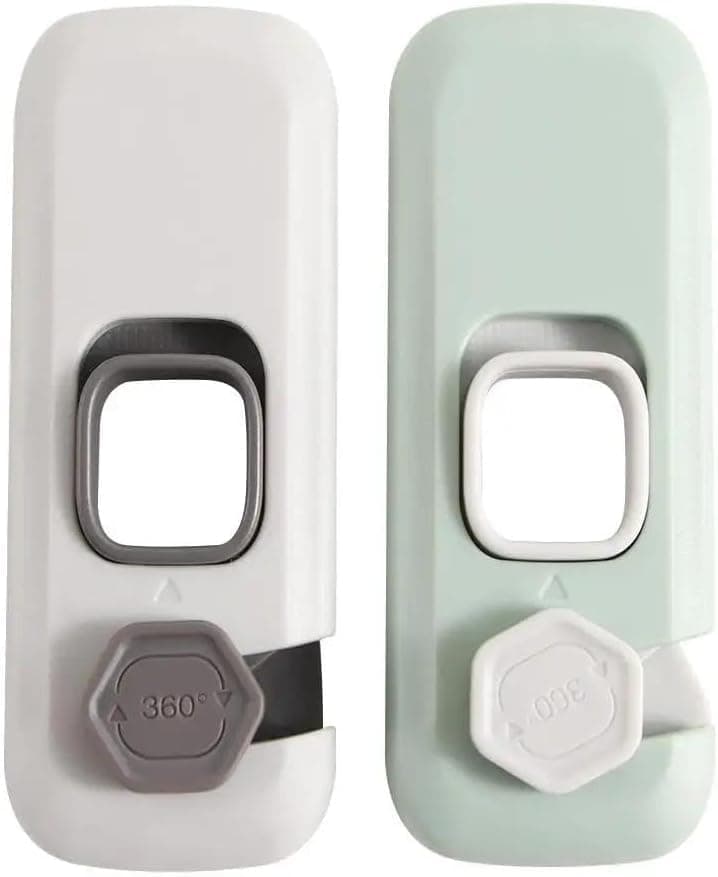 Mountable Cabinet and Drawer Lock for Home Storage Security & Organization