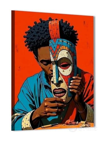 Skills C0077 Canvas Prints - Street Art - Graffiti - Wall Art - Wall Hanging for Home Wall Decor, Living Room, Office Decorations & More - Size (30cm x 40cm)