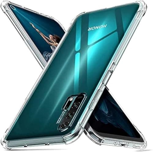 ELMO3EZZ with Huawei Nova 5T Case, Crystal Clear Anti-Scratch Shock Absorption Cover Case, HD Clear TPU Precise Cutouts and Slim Fit Transparent Cover 6.26 inch (TPU)