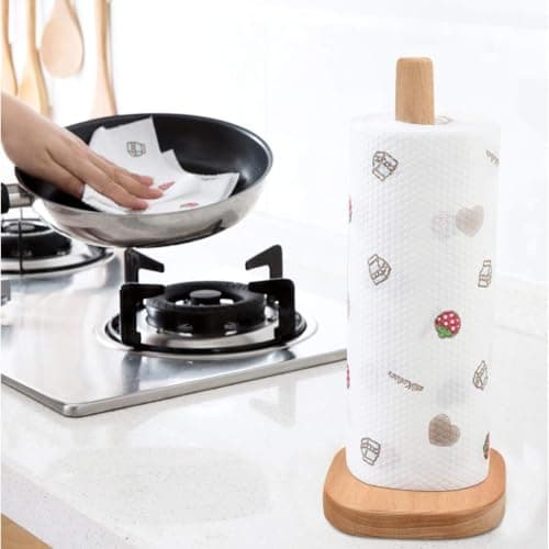 Reusable Kitchen Towel Roll 50 Washable Sheets Ultra Absorbent Wipes