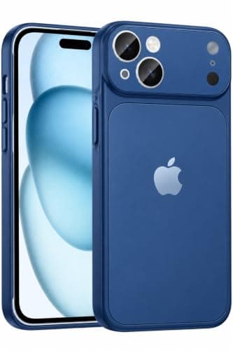 Converter Case(Compatible with iphone 15 | Premium Mag-Safe) Protective Cover Sleek Design (Compatible with iPhone 17 Pro / 17 Pro Max Series) Built-in Camera Protection (Blue)