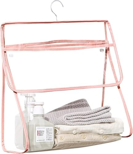 Waterproof Transparent Bathroom Organizer Shower Caddy with Phone Storage