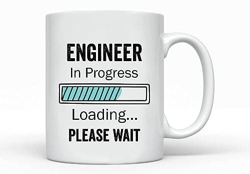 Xavi66Store Engineer In Progress Loading Please Wait Mug - Future Engineer Gift - Funny Coffee Mug - 11oz Ceramic Reusable Coffee Cup Drinking cup