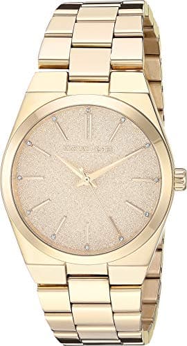 Michael Kors MK6623 Stainless Steel Round Glittery analog Watch for Women - Gold