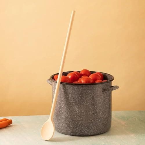 Generic Long Wooden Stirring Spoon for Large and Deep Pots, .db