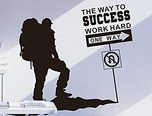 Spoil Your Wall Success Quotes for Office, Decals for Living Room, Home Decor, Waterproof Stickers