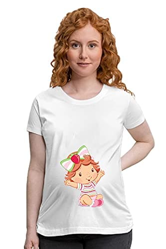 White Maternity Top