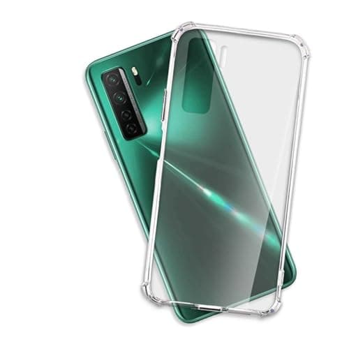 mtb more energy® Crystal Armor Case Compatible with Huawei P40 Lite 5G, Nova 7 SE (6.5 Inches) - Reinforced Corners - Anti Shock Protective Case Cover Cellular phone case