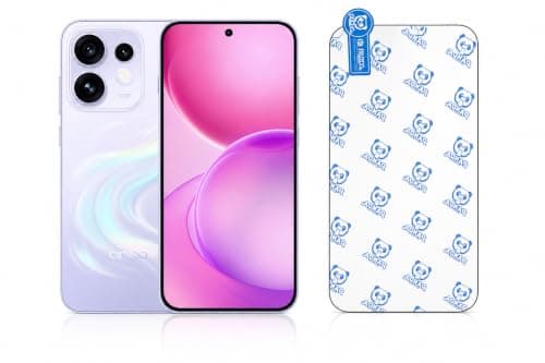 Panda+ Tempered Glass Screen Protector For Oppo Reno 16 5G, Clear