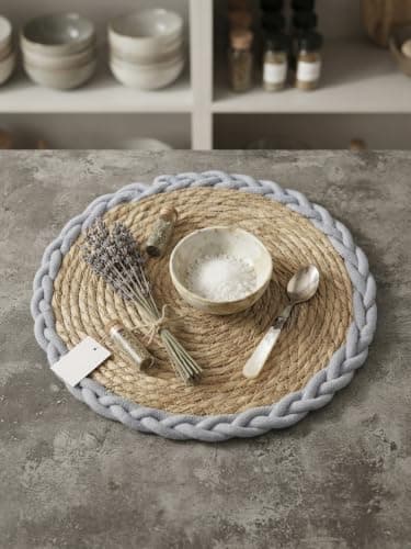 35cm Large Round Wicker Bubble Trivet Heat Resistant Hot Pot Table Mat