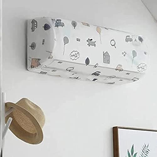 FreshDcart FDCC2019 Waterproof Air Conditioning Cover Winter Friendly Ac Cover Folding Cover Dust With Waterproof And Elastic Stretchable For Ac Indoor Unit 1.5Ton Capacity (Multi Design Pack Of 1)