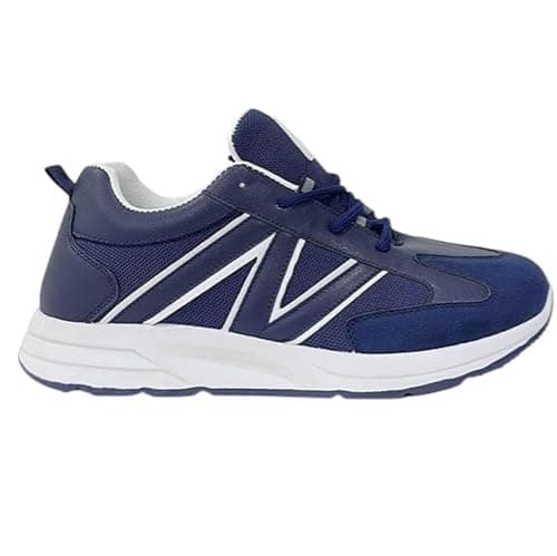 Romba Men's Lightweight Athletic Running Shoes Comfortable Flexible Sole Walking Gym Shoes
